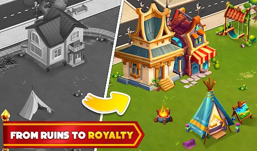 Royal Tile Match: City Madness screenshot 5