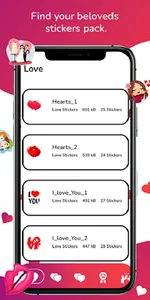 Romantic Couple WA Stickers screenshot 2