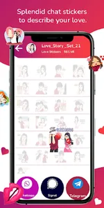 Romantic Couple WA Stickers screenshot 5