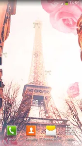 Romantic Paris Live Wallpaper screenshot 2