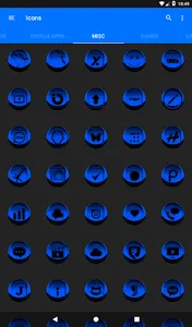 Blue Icon Pack Style 3 screenshot 13