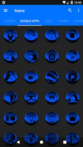 Blue Icon Pack Style 3 screenshot 4