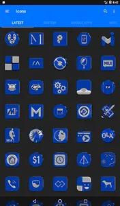 Blue Icon Pack screenshot 11