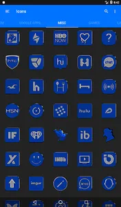 Blue Icon Pack screenshot 14