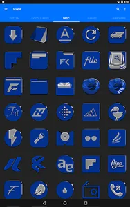 Blue Icon Pack screenshot 20