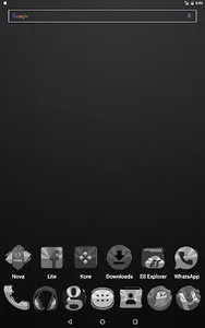 Black, Silver & Grey Icon Pack screenshot 16