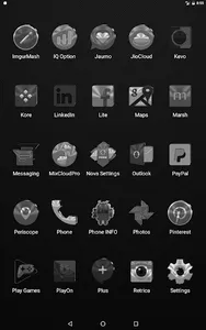 Black, Silver & Grey Icon Pack screenshot 18