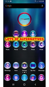 Colorful Pixl Glass Icon Pack screenshot 2