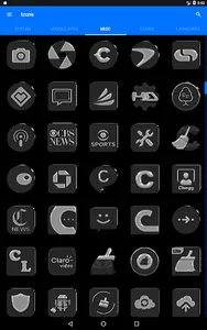 Grayscale Icon Pack screenshot 21