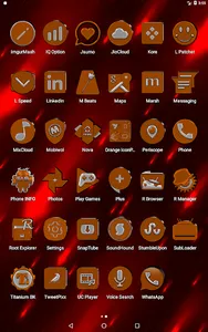 Orange Icon Pack screenshot 17