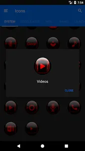 Red Glass Orb Icon Pack screenshot 4