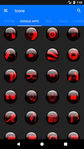 Red Glass Orb Icon Pack screenshot 5