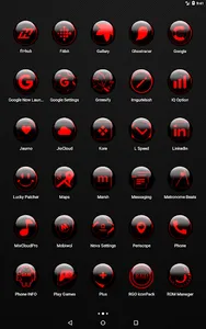 Red Glass Orb Icon Pack screenshot 18