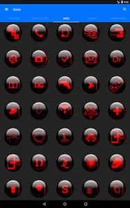 Red Glass Orb Icon Pack screenshot 19