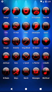 Red Glass Orb Icon Pack screenshot 2