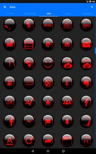 Red Glass Orb Icon Pack screenshot 20