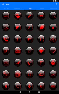 Red Glass Orb Icon Pack screenshot 21