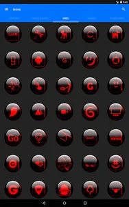 Red Glass Orb Icon Pack screenshot 22