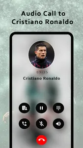 Ronaldo video call -prank call screenshot 3