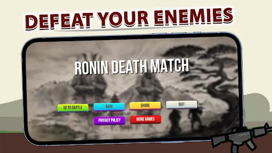 Ronin Death Match | 2D Shooter screenshot 0