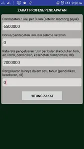 Hitung Zakat screenshot 3