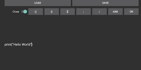 Basic Android IDE screenshot 1