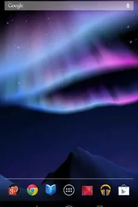 Aurora 3D free Live Wallpaper screenshot 0
