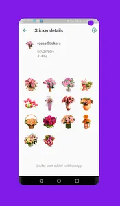 Pegatinas flores y rosas screenshot 7