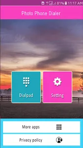 Photo Phone Keyboard Dialer screenshot 0