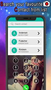 Photo Phone Keyboard Dialer screenshot 2