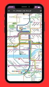 Rotterdam Metro & Tram Map screenshot 1