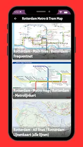 Rotterdam Metro & Tram Map screenshot 2