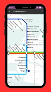 Rotterdam Metro & Tram Map screenshot 3