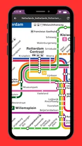 Rotterdam Metro & Tram Map screenshot 4