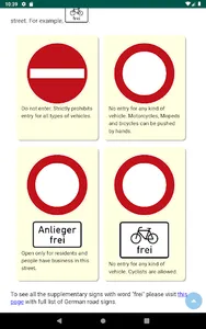 German Road Signs screenshot 4