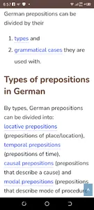 German Prepositions screenshot 0