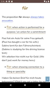 German Prepositions screenshot 8