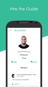 Hire a Guide screenshot 2