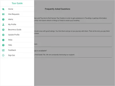 Hire a Guide screenshot 6