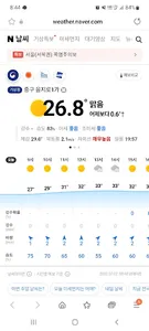 실시간 날씨정보 - 네이버, 기상청, 날씨, 일기예보 screenshot 1