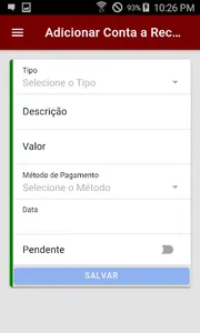 Controle financeiro screenshot 3