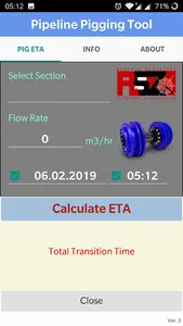 Pipeline Pigging Tool screenshot 2