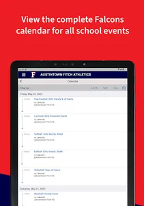 Austintown Fitch Athletics screenshot 11