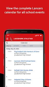 Lakeshore Athletics screenshot 3