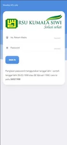 Pendaftaran RSU Kumala Siwi screenshot 0