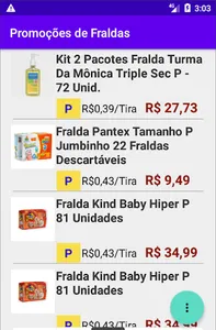 Promoção de Fraldas screenshot 2