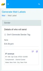 Mail Label Generator screenshot 0