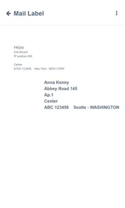 Mail Label Generator screenshot 2