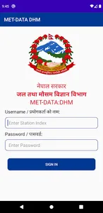 MET-DATA DHM screenshot 1
