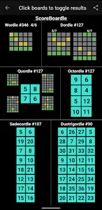 ScoreBoardle screenshot 2